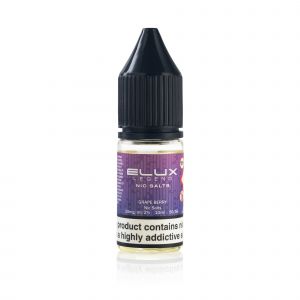 Elux Legend Nic Salt 10ml E-Liquid Grape Berry Bottle